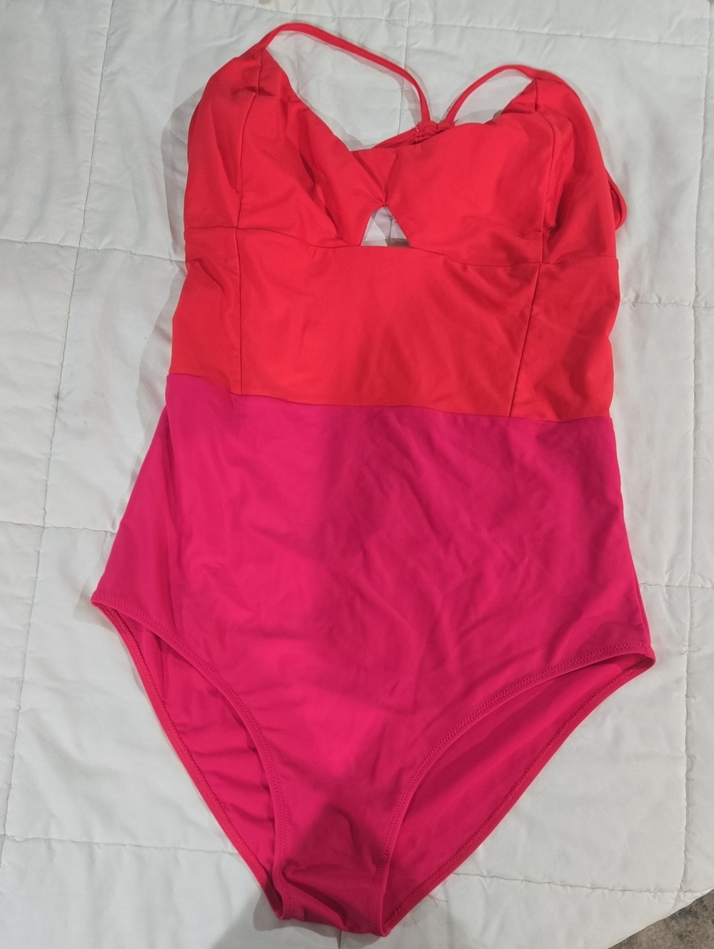 summersalt Hot Pink One-Piece Swimsuit